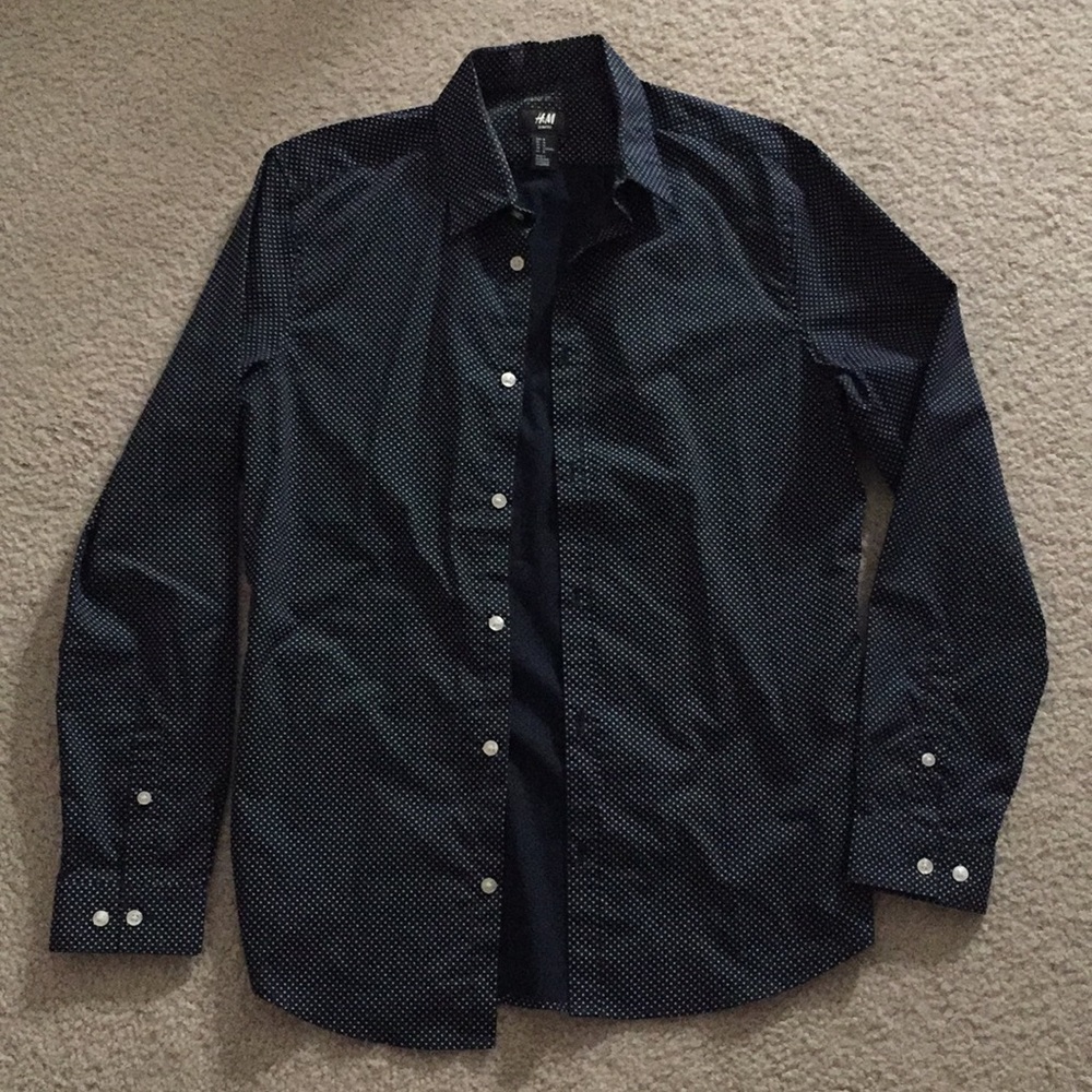 H&M Polka Dot Button Down